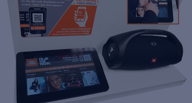 Touchless Display – Managed From Your Personal Device